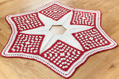 Crochet Christmas Tree Skirt Crochet Christmas Tree Skirt