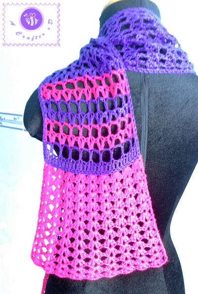 V Stitch Crochet Scarf V Stitch Crochet Scarf
