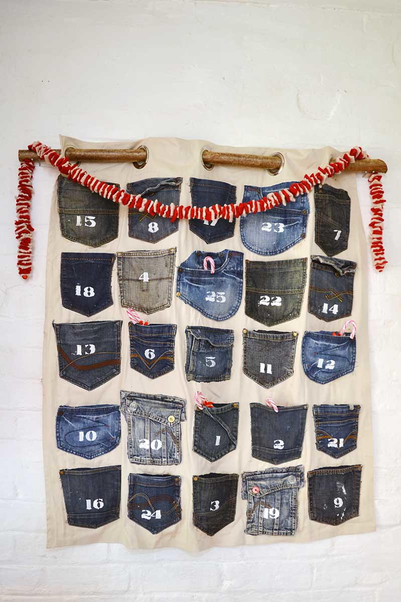 Denim Pocket Advent Calendar