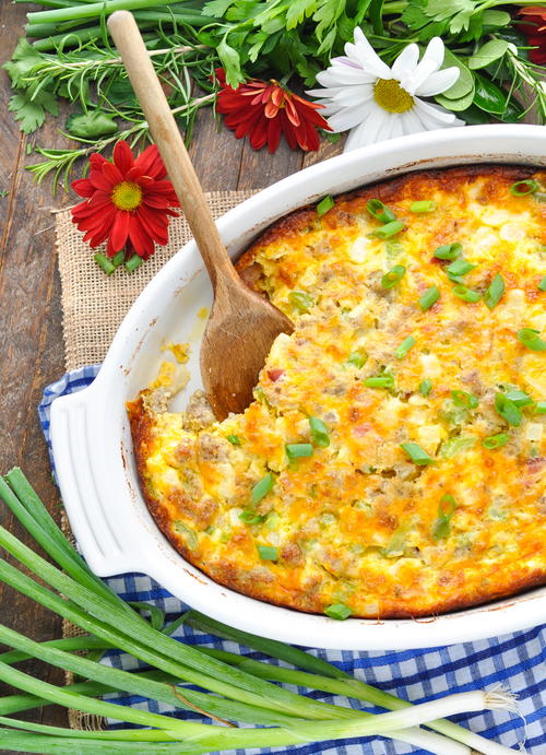 Sallie's Overnight Easy Breakfast Casserole Sallie's Overnight Easy Breakfast Casserole