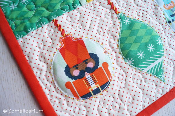 Nutcracker Ornament Table Runner Nutcracker Ornament Table Runner