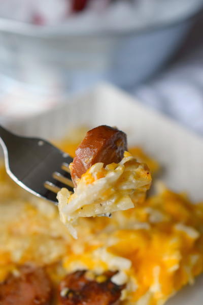 Slow Cooker Smoked Sausage Cheesy Potatoes Slow Cooker Smoked Sausage Cheesy Potatoes
