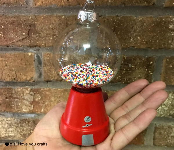 Gumball Machine Christmas Ornament Gumball Machine Christmas Ornament