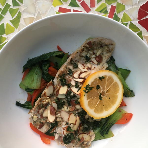 Baked Almond-Crusted Cod Baked Almond-Crusted Cod