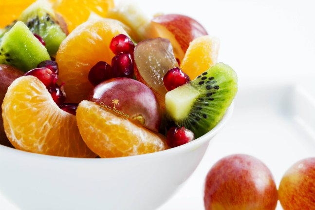 Holiday Fruit Salad with Coconut Sugar