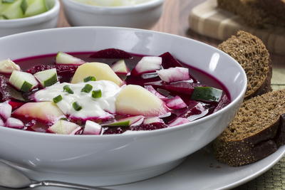 Homemade Beet Borscht