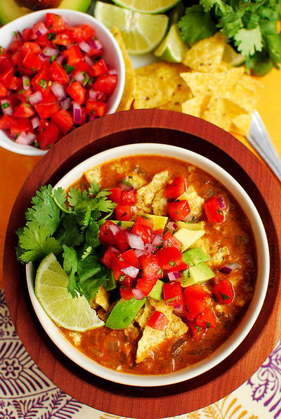 Restaurant-Style Mexican Tortilla Soup Restaurant-Style Mexican Tortilla Soup