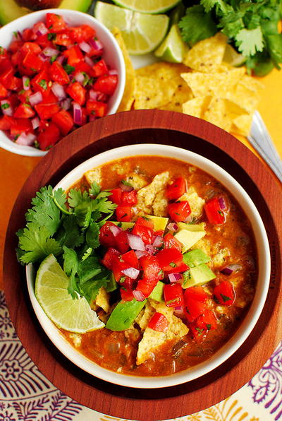 Restaurant-Style Mexican Tortilla Soup