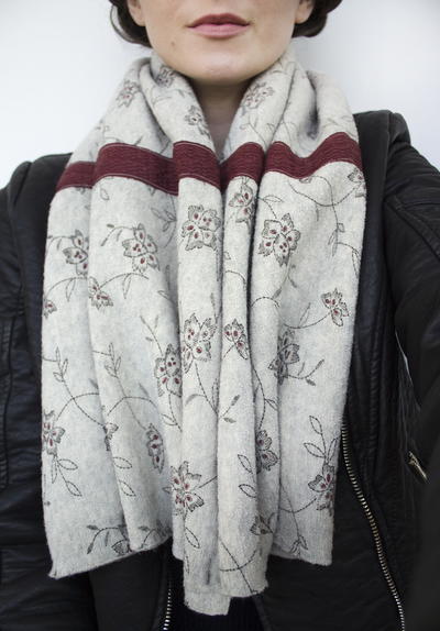 Vest to Scarf Refashion Vest To Scarf Refashion