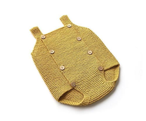 Knitted Baby Romper Knitted Baby Romper