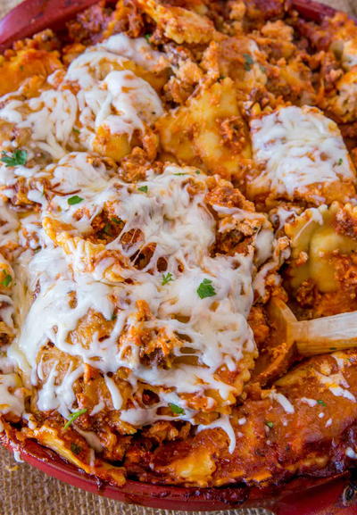 Easy Ravioli Lasagna Bake Easy Ravioli Lasagna Bake
