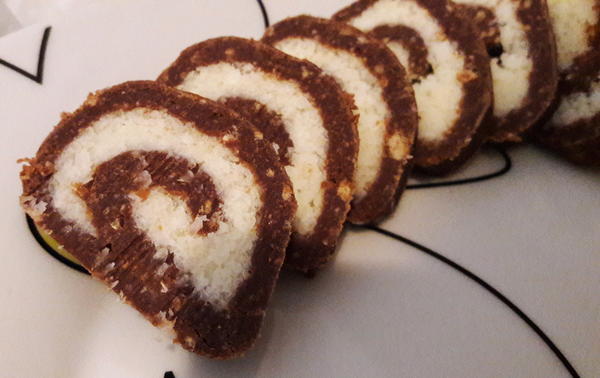 Chocolate Coconut Roulade Chocolate Coconut Roulade