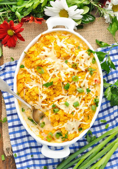 Dump-and-Bake Cool Ranch Chicken Casserole Dump-and-Bake Cool Ranch Chicken Casserole