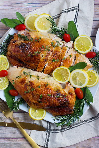 Herb Roasted Turkey Breast Herb Roasted Turkey Breast