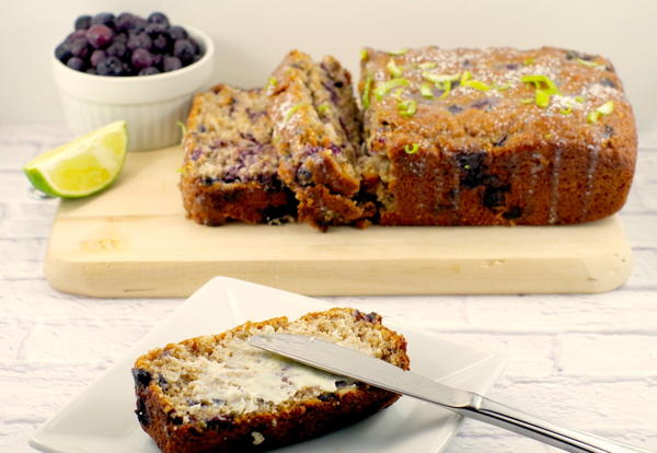 Blueberry Gingerbread Loaf with Fresh Lime Glaze Blueberry Gingerbread Loaf with Fresh Lime Glaze