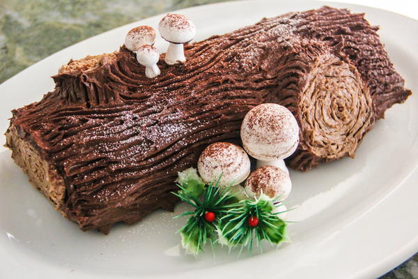 Chocolate Christmas Log Chocolate Christmas Log