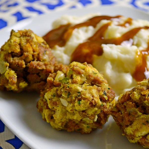 Turkey and Stuffing Balls Turkey and Stuffing Balls