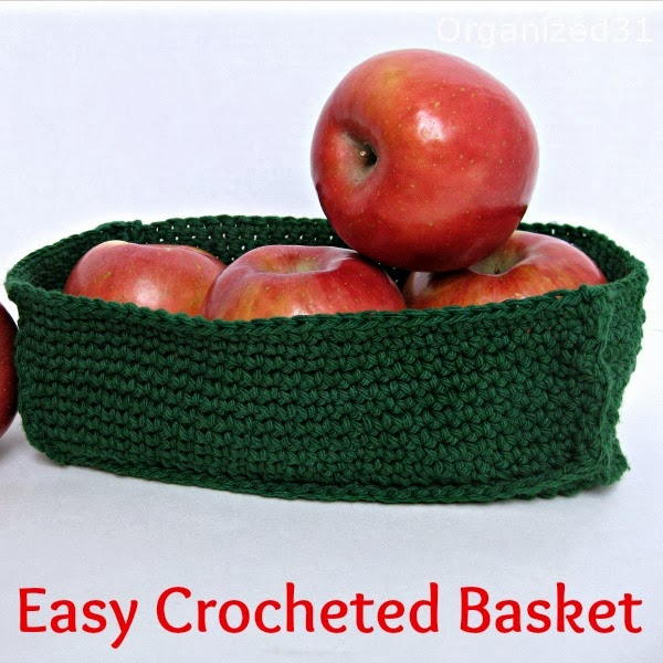 Easy Crochet Basket Easy Crochet Basket