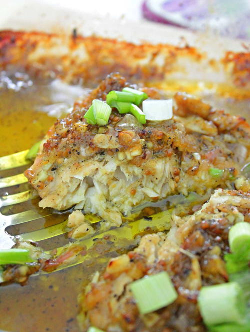 Restaurant-Style Baked Honey Mustard Fish Restaurant-Style Baked Honey Mustard Fish
