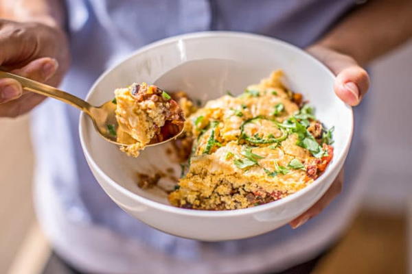 Tamale Pie with Beans Jalapeno Cheddar Cornbread Gluten Free Tamale Pie with Beans + Jalapeno Cheddar Cornbread (Gluten Free)