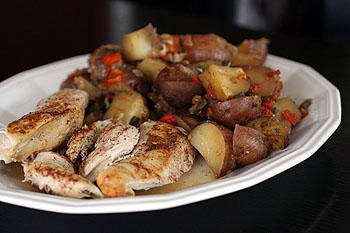 Lazy Chicken and Potatoes Lazy Chicken and Potatoes