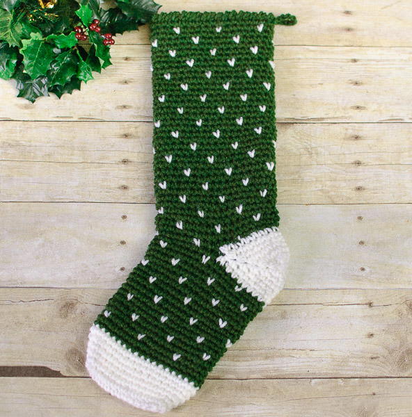 Evergreen Christmas Stocking Evergreen Christmas Stocking