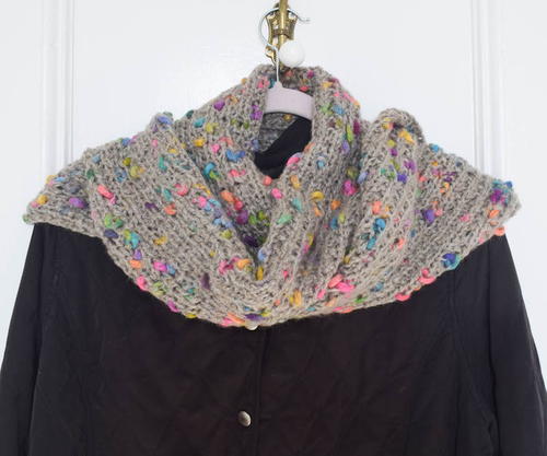 Knit Fire Beads Scarf Knit Fire Beads Scarf