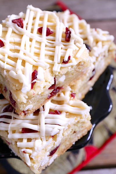 Cranberry Blondies Cranberry Blondies