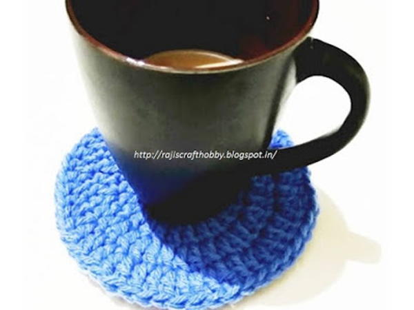 Simple Crochet Coaster Simple Crochet Coaster