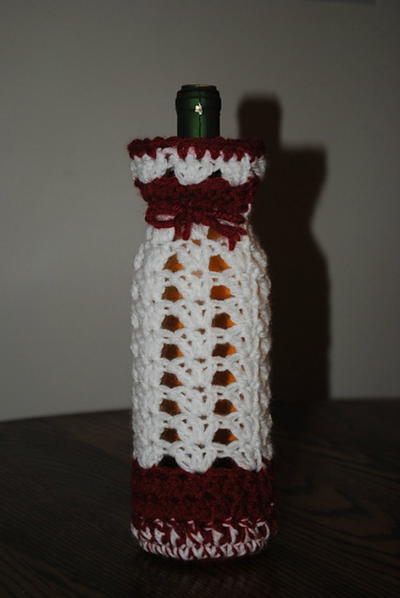 Christmas Wine Bottle Wrap Christmas Wine Bottle Wrap