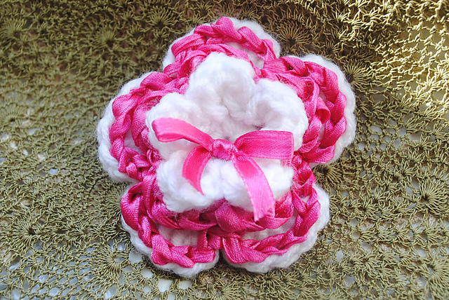 Layered Ribbon Flower Layered Ribbon Flower