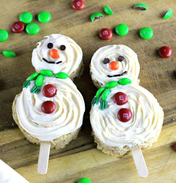 Pillsbury Frosted Snowmen on a Stick Pillsbury™ Frosted Snowmen on a Stick