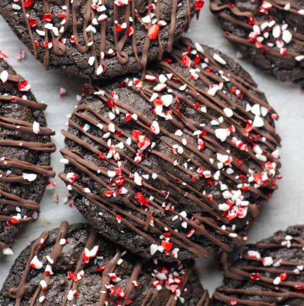 Triple Chocolate Mocha Peppermint Crunch Cookies Triple Chocolate Mocha Peppermint Crunch Cookies