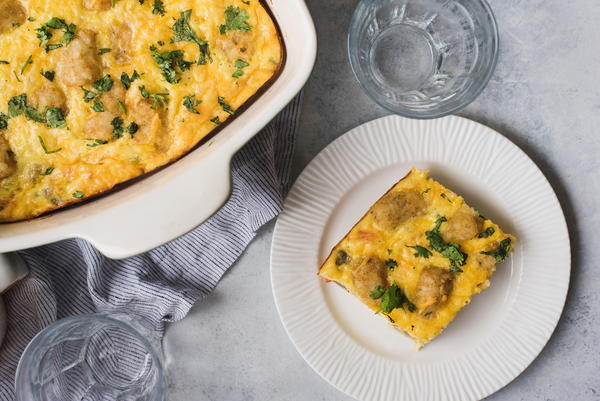 Meatless Breakfast Tater Tot Casserole Meatless Breakfast Tater Tot Casserole