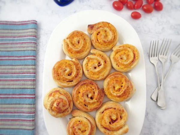 Ham and Cheese Pinwheels Ham and Cheese Pinwheels