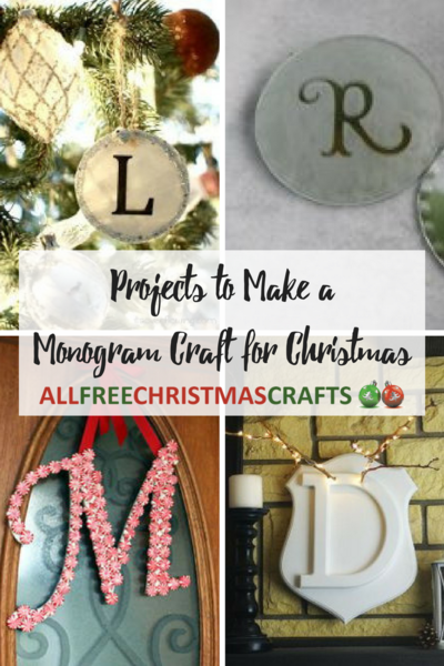 20 Projects to Make a Monogrammed Craft for Christmas