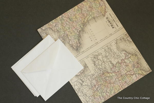 DIY Map-Lined Envelopes and Seals DIY Map-Lined Envelopes and Seals