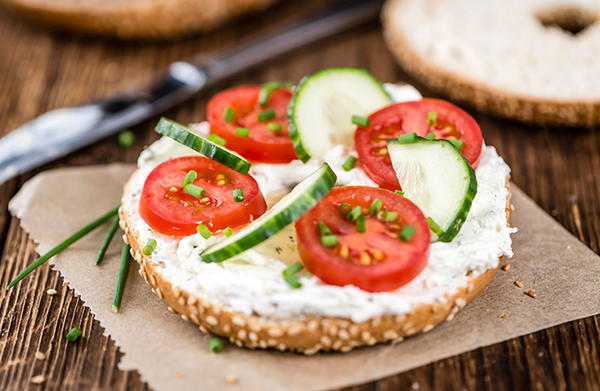 Bagel with Orignal Tofu Spread Bagel with Orignal Tofu Spread