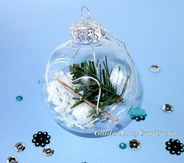 Crochet Themed Christmas Ornament Crochet Themed Christmas Ornament