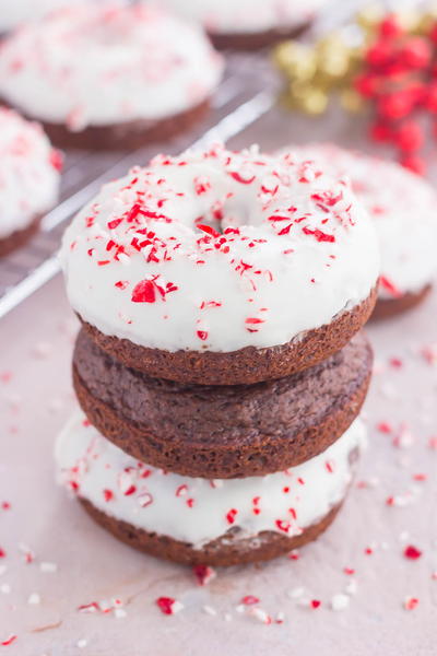 Chocolate Peppermint Donuts Chocolate Peppermint Donuts