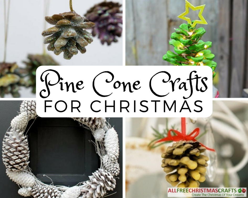 Download Free 22 Pine Cone Crafts For Christmas Allfreechristmascrafts Com PSD Mockup Template