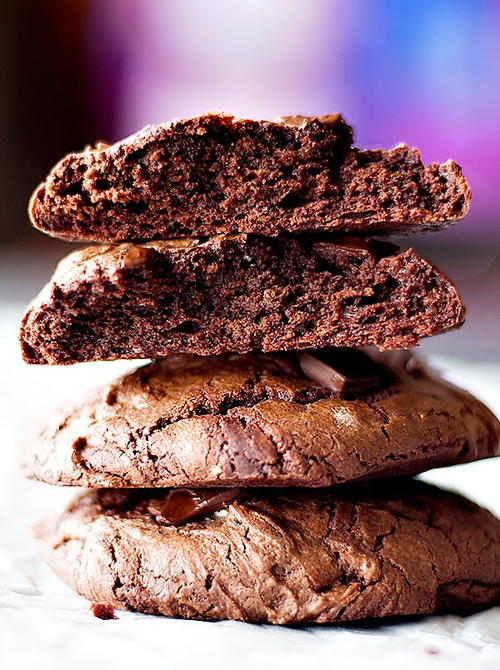 Chewy Double Chocolate Chunk Cookies Chewy Double Chocolate Chunk Cookies