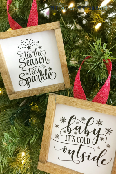 Rustic Farmhouse Wood Sign Ornamen Rustic Farmhouse Wood Sign Ornament