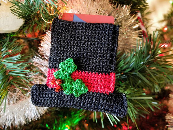Snowman Hat OrnamentGift Card Holder Snowman Hat Ornament/Gift Card Holder