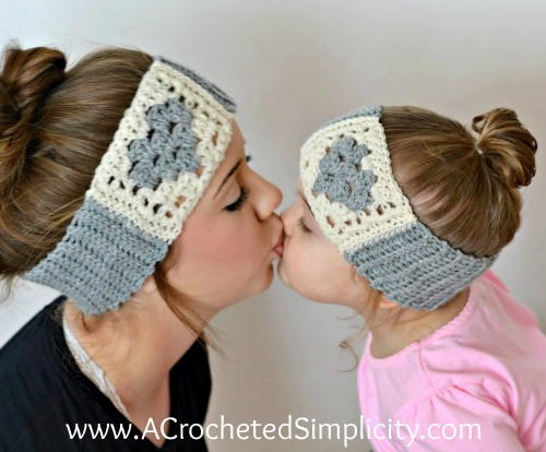 Granny Heart Headwarmer Granny Heart Headwarmer