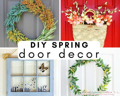 DIY Spring Door Decor