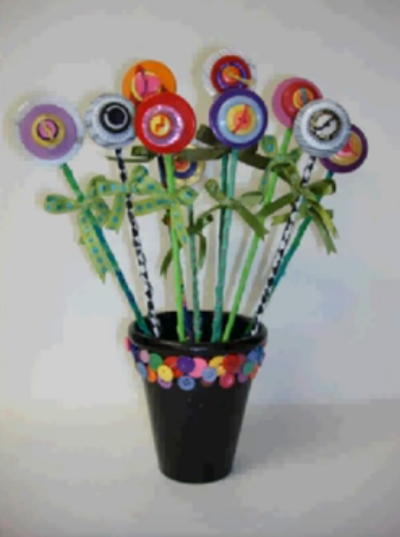 Button Flowers
