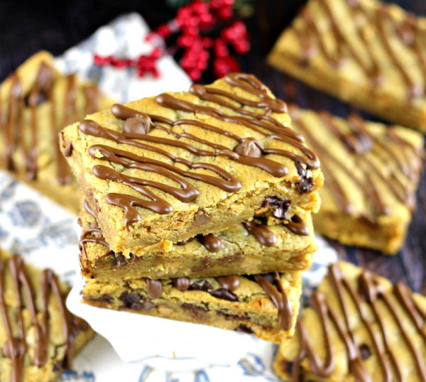 Sheet Pan Peanut Butter Chocolate Blondie Dream Bars Sheet Pan Peanut Butter Chocolate Blondie Dream Bars