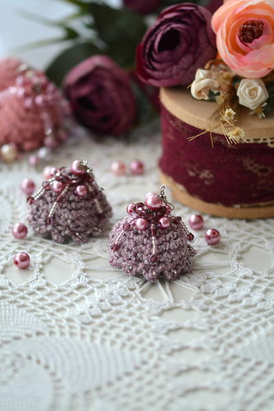 Crochet Jhumka Earrings Crochet Jhumka Earrings