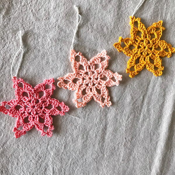 Starflower Snowflake Pattern Tutorial Starflower Snowflake Pattern & Tutorial